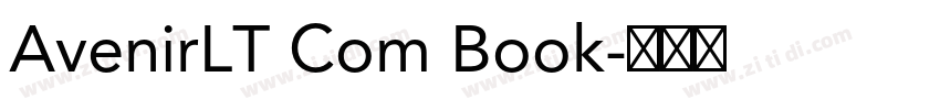 AvenirLT Com Book字体转换